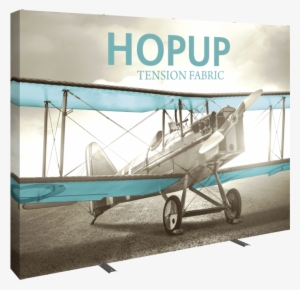 Hopup 10ft Straight Full Height Tension Fabric Display - Hop Up Display #3009489