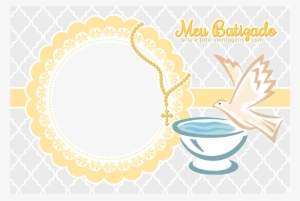 Moldura Batizado Png - Baptism Symbol #3010068