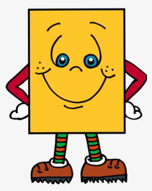 Shapes Clip Art - Funny Rectangle Clipart #3011136