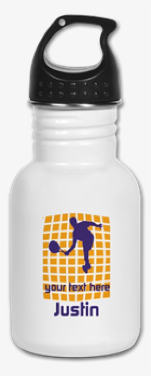 Cool Sport Tennis Kid's Water Bottle, All Editable - Cool Sport Tennis Greeting Card #3011458