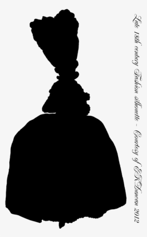 1778 French Fashion Plate Silhouette - Silhouette #3012390