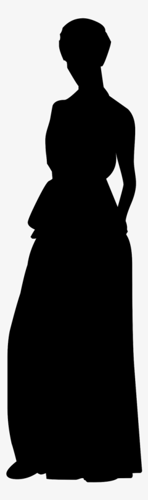 Woman Gown Silhouette Png #3012482