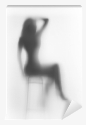 Diffuse Sitting Woman Silhouette Wall Mural • Pixers® - Monochrome #3012511 Diffuse Sitting Woman Silhouette Wall Mural • Pixers® - Monochrome #3012511