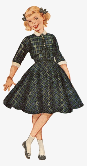 Free Vintage Image 1955 Girl 842×1,600 Pixels Vintage - Vintage Clothing #3012664