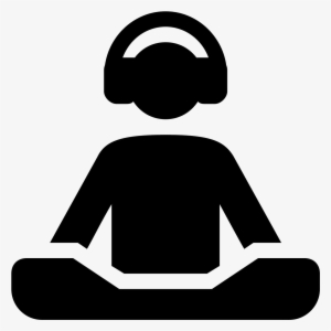 A Dj Icon Is Shown With A Person That Is The Dj And - Icon For Sound System #3013042