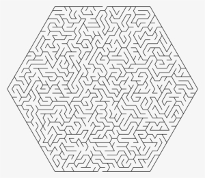 160, Solid Hexagonal Maze L - Hexagonal Maze #3013500