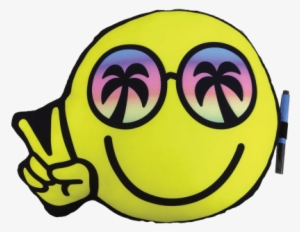 Picture Of Smiley Face Autograph Pillow - Pillow #3013552