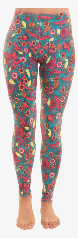 Om Legging Flower Garden - Flower Garden #3013683