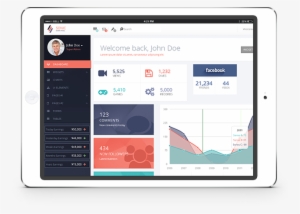 Admin Dashboard For Ipad - Creative Dashboard Templates #3013764
