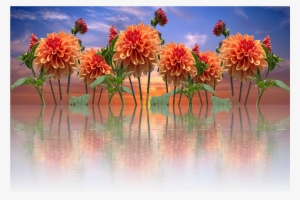 Dahlias Autumn Dahlia Garden - Note Cards (pk Of 20) #3013922