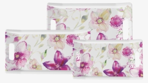 3 Pc Trendy Tray Set - Garden #3014023