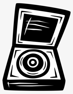 Vector Illustration Of Phonograph Record Player Turntable #3014936