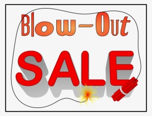 This Free Icons Png Design Of Blow-out Sale #3015446