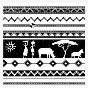 Black And White African Images Square Coaster - 20/20 #3015887