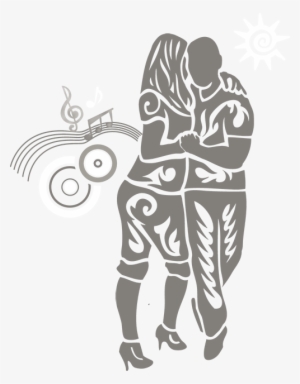 Emile And Veronika Tribal Logo With Sun And Music Notation - Kizomba Silhouette #3016107 Emile And Veronika Tribal Logo With Sun And Music Notation - Kizomba Silhouette #3016107