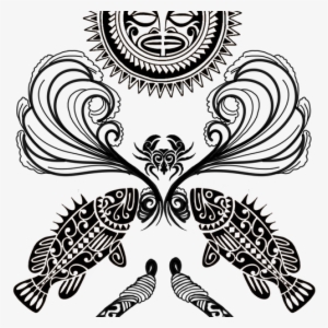 Tribal Sun Fish - T-shirt #3016109