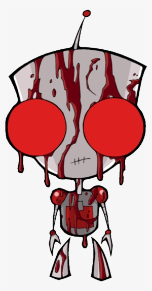 Bloody Gir - Transparent - Bloody Gir From Invader Zim #3016221