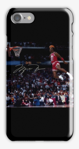 The Great Michael Jordan Iphone 7 Snap Case Michael - Michael Jordan Dunk #3016666