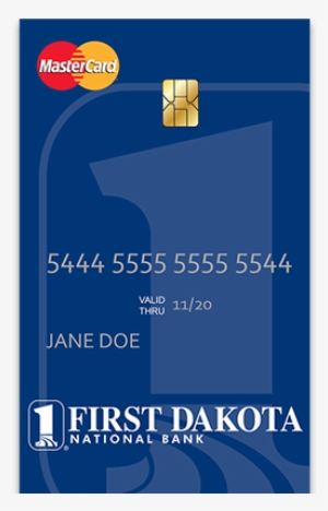 First Dakota Credit Card - Vertical Credit Card #3017030