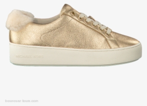 Women's Shoes Gold Michael Kors Sneakers Poppy Lace - Shoe #3017123