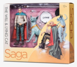 Saga The Will And Lying Cat Action Figure 2-pack - Will And Lying Cat Figure #3018987
