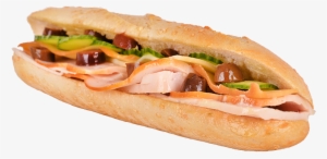 White Baguette With Roasted Chicken - Bánh Mì #3020164