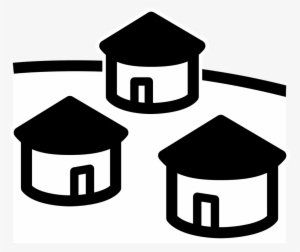 Find Your Tribe Where They Gather - Village Icon Png #3020197