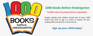 Https - 1000 Books Before Kindergarten Certificate #3020348