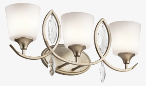 Loading Zoom - Kichler 45372 Casilda 3 Light Bathroom Vanity Light #3020769