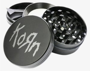 Korn Official Limited Edition Steel Grinder, Exclusive - Titanium Herb Grinder 5 Piece #3023286