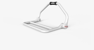 White Drying Rack With Protection Bumpers - Clothes Horse #3023669