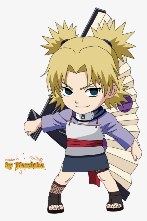 Naruto - Temari Chibi Png #3023879
