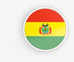 Illustration Of Flag Of Bolivia - Ghana Flag Round Png #3023975