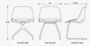 Humanscale Side Office Chair Trea - Specification #3024306