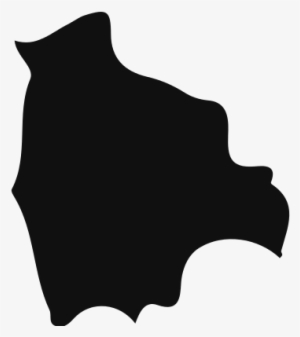 Bolivia Black Country Map Shape Vector - Mapa De Bolivia Negro #3024513