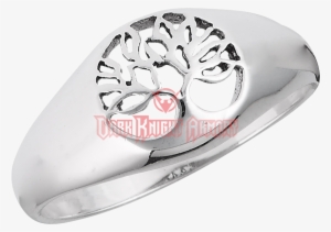 Sterling Silver Tree Cutout Ring - "sterling Silver Tree Cutout Ring" #3024772