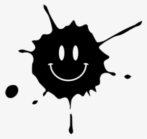 Vinilo Decorativo Mancha Cara Feliz - Illustration #3024898