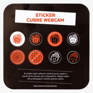 No Temas A La Compu, Pero Pega Una Carita Feliz En - Sticker Para Webcam #3025126