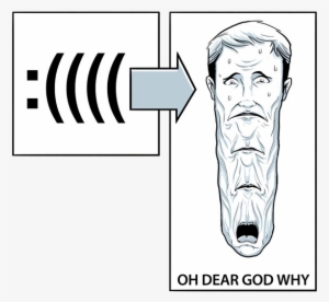 Emoticon La Carita De Muy Triste - Text Faces #3025338