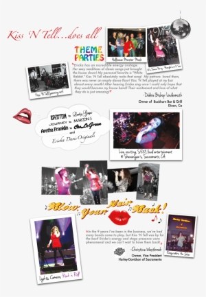 Kiss 'n Tell - Flyer #3025585