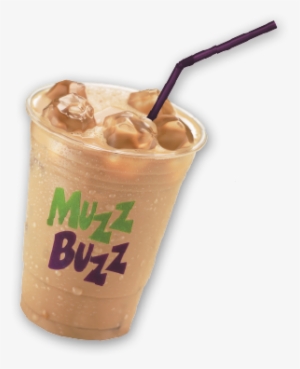 Muzz Buzz Is Iced Latte, Frappe, Milkshake, Ice Chocolate, - Ice Coffee Cup Png #3026509