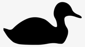 7375 Flying Duck Silhouette Clip Art Public Domain - Silhouette Duck #3026573