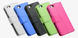 Mobile Cover Png Transparent Picture - Leather Flip Wallet Case For Apple Iphone 5 6 & #3026719