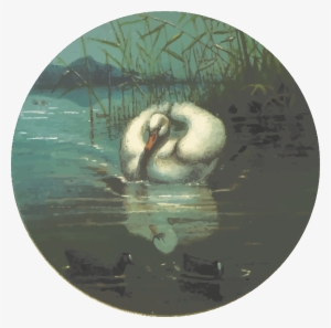 This Free Icons Png Design Of Circular Swan Drawing #3026976