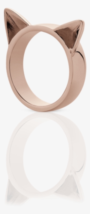 Cat Ears Ring - Lucky Cat Ears Ring Gold #3027028