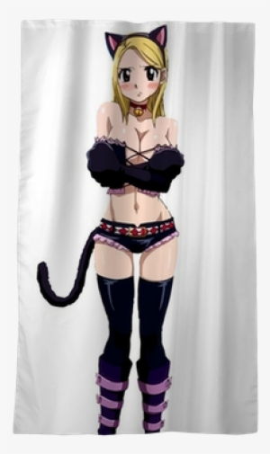 Cute Anime Cat Girl Blackout Window Curtain • Pixers® - Lucy Neko #3027494