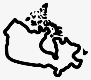 Иконка Canada Map Скачать Бесплатно В Png И Векторе - Canada Map Icon Free #3029318