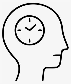 Human Head Clock Plan Timeplan Schedule Timetable Comments - Time Icon #3029670