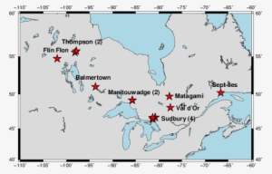 Map Of Central And Eastern Canada And Adjoining Usa - Map Of Eastern Canada #3029729