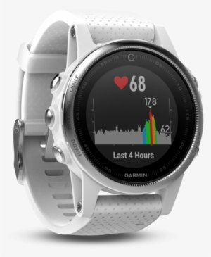 Garmin Fenix 5s White W/ Carrara White Band - Garmin Fenix 5s Gps Sports Watch (wrist-based Heart #3030863